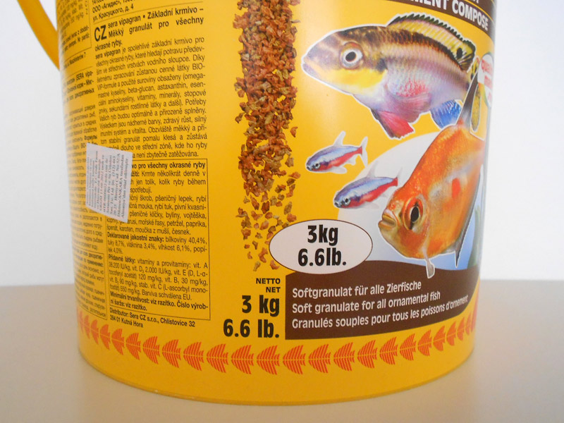 SERA VİPAGRAN 860 GR AÇIK BALIK YEMİ