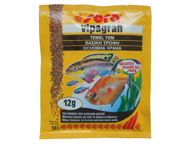 SERA VİPAGRAN 5 X 12 GR ZARF BALIK YEMİ