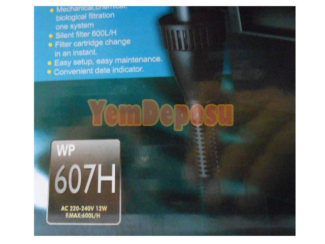 SOBO WP-607 ASKI-ŞELALE FİLTRE
