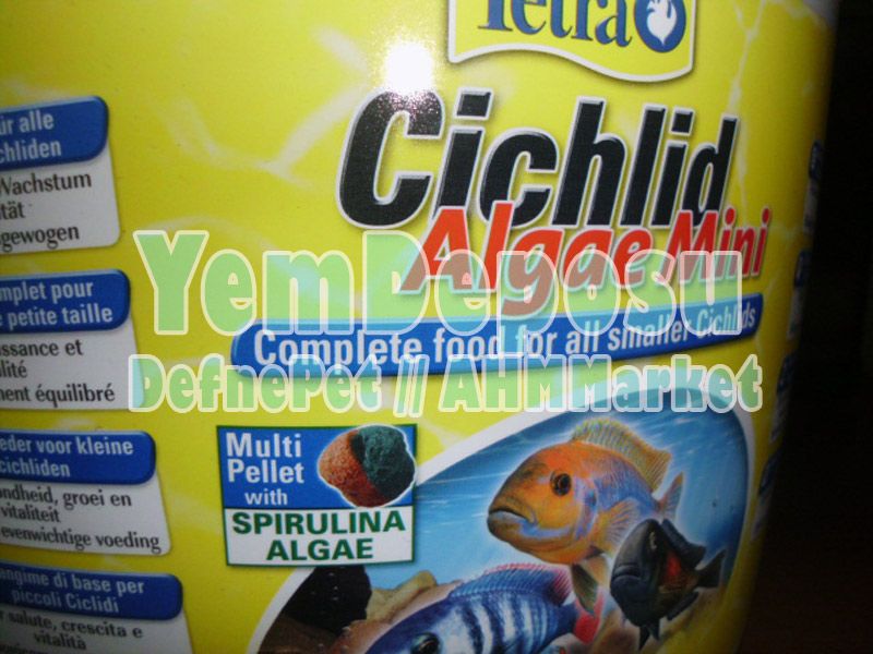 TETRA CİCHLİD ALGEA MİNİ BALIK YEMİ 250 GR