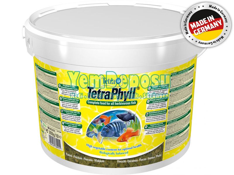 TETRA PHYLL BİTKİSEL PUL BALIK YEMİ 2 KG KOVA