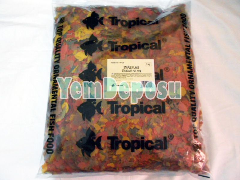 TROPİCAL STAPLE 3X1KG EKONOMİK KAMPANYA PUL BALIK YEMİ - 3 PAKET (ORJİNAL POŞETİNDE)