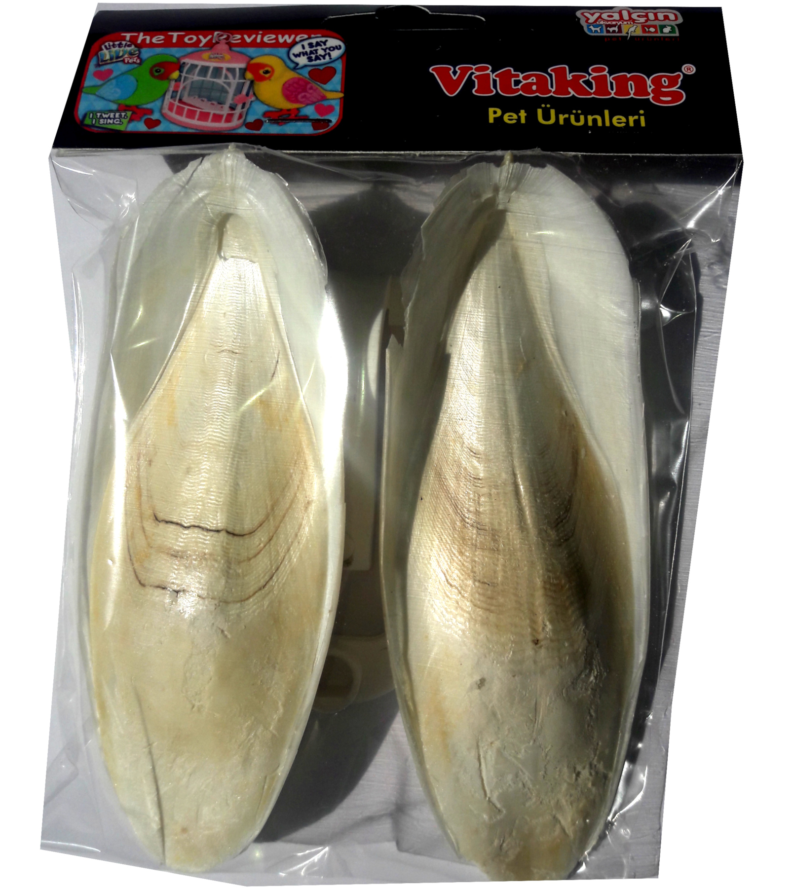 Vitaking 10lu Box Muhabbet Ballı Kraker, Mürekkep Balığı Kalamar Kemiği 30gr