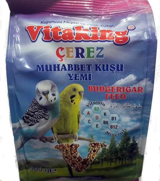 Vitaking Çerez Muhabbet Kuşu Yemi 1 Kg