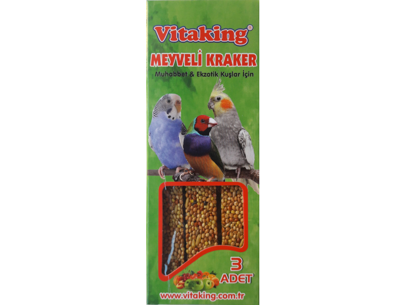 VİTAKİNG MEYVELİ KRAKER 10 PAKET