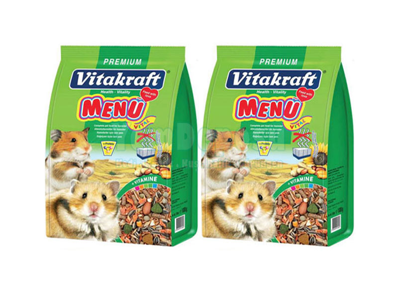 VİTAKRAFT HAMSTER YEMİ 2 KG + AHM PET LITTER 20 LT + KALSİYUM KAMPANYA