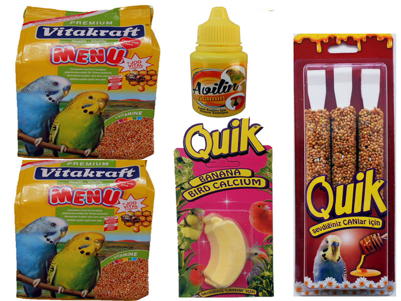 VİTAKRAFT MUHABBET YEMİ AVİLİN KRAKER BANANA KALSİYUM MENÜ