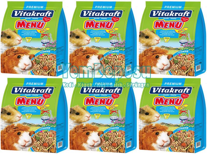 VİTAKRAFT GUİNEA PİG YEMİ 9 X 1 KG + VİTAMİN