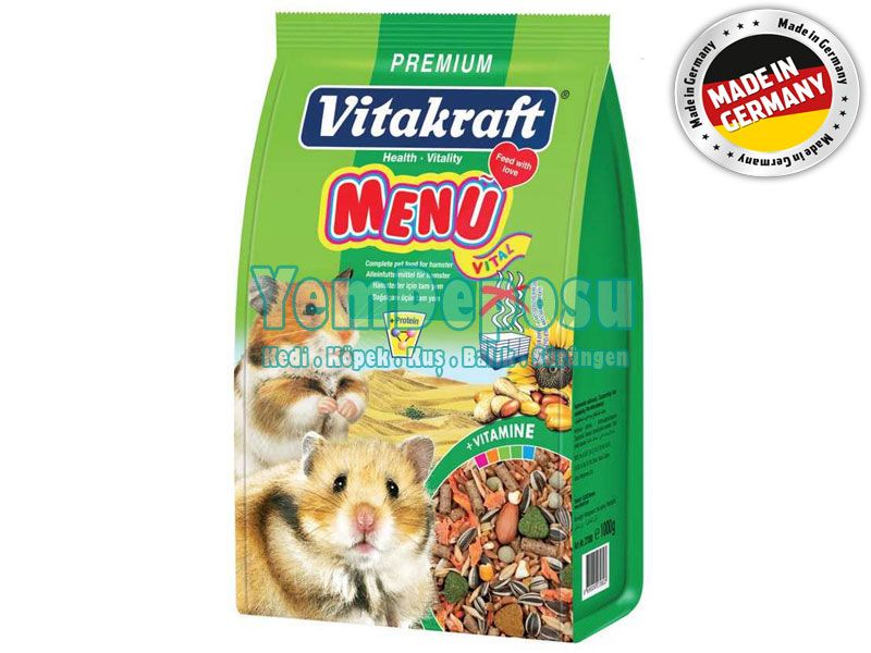 VİTAKRAFT HAMSTER YEMİ PREMİUM VİTAL MENÜ 1 KG