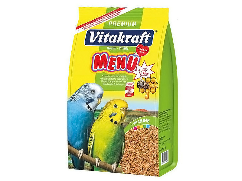 VİTAKRAFT MUHABBET KUŞU YEMİ PREMİUM MENÜ 500 GR