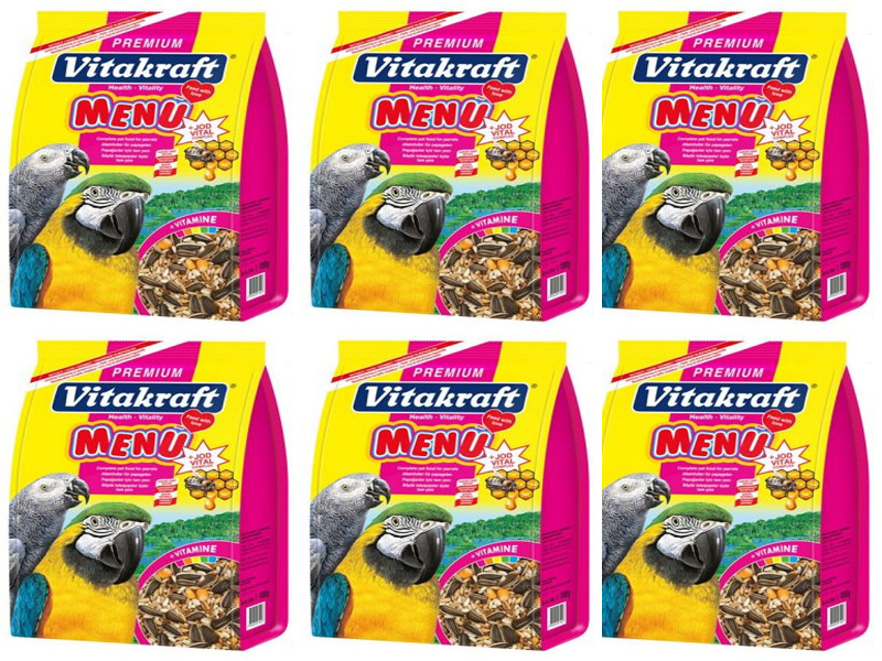 VİTAKRAFT PAPAĞAN YEMİ 6 X 1 KG PAKET