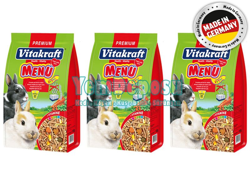 VİTAKRAFT TAVŞAN YEMİ 3 X 1 KG