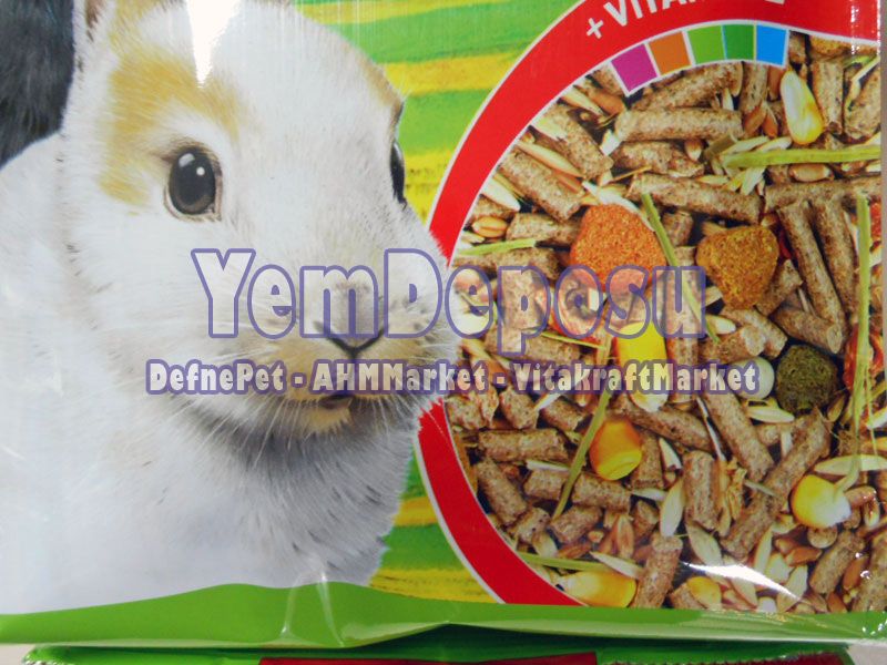 VİTAKRAFT TAVŞAN YEMİ 2 X 1 KG + AHM PET LİTTER 2 X 10 LT + 2 ADET QUİK KALSİYUM