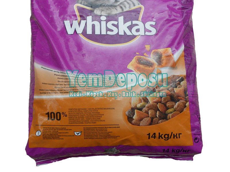 WHİSKAS BİFTEKLİ AÇIK KEDİ MAMASI 3 KG