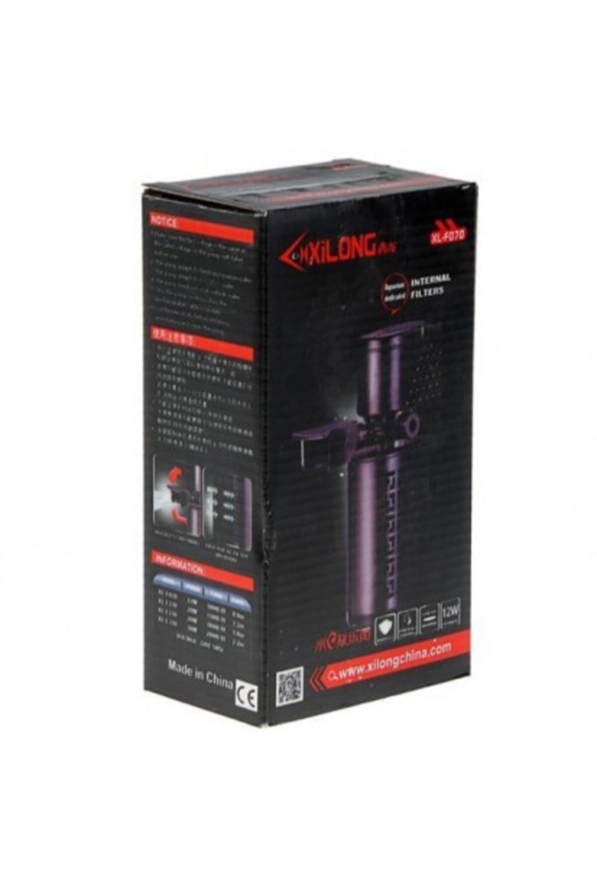 Xilong XL F070 Akvaryum İç Filtre 1000 Litre 12W