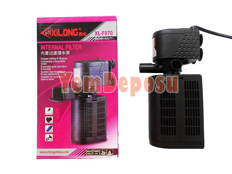 XİLONG XL-F070 1000L/H 12W AKVARYUM İÇ FİLTRESİ