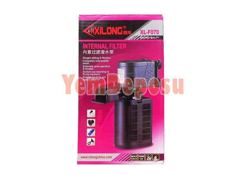 XİLONG XL-F070 1000L/H 12W AKVARYUM İÇ FİLTRESİ