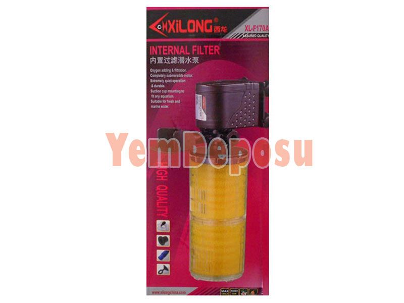 XİLONG XL-F170A 1200L/H AKVARYUM İÇ FİLTRESİ (2 HAZNELİ)